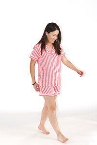 Fresh Coral Spring Women Pijama