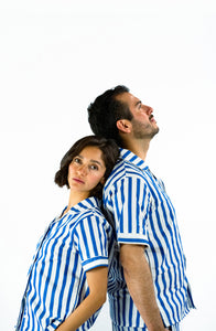 Midnight Blue Spring Women Pijama