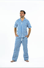 Cargar imagen en el visor de la galería, Midnight Blue Spring Men Pijama
