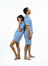 Cargar imagen en el visor de la galería, Fresh Midnight Blue Spring Women Pijama
