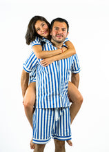 Cargar imagen en el visor de la galería, Fresh Midnight Blue Spring Men Pijama
