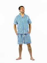 Cargar imagen en el visor de la galería, Fresh Midnight Blue Spring Men Pijama
