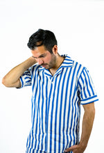Cargar imagen en el visor de la galería, Fresh Midnight Blue Spring Men Pijama
