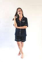 Cargar imagen en el visor de la galería, Fresh Navy Blue Dreams Pijama
