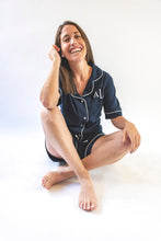 Cargar imagen en el visor de la galería, Fresh Navy Blue Dreams Pijama

