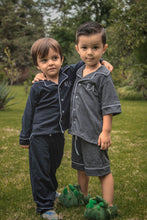 Cargar imagen en el visor de la galería, Fresh Oxford Gray Desire Kids Pijama
